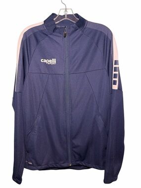 NWT Capelli Sport Navy Zip-Up Track Jacket